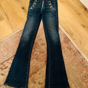 Stylish Blue Flared Women Jeans